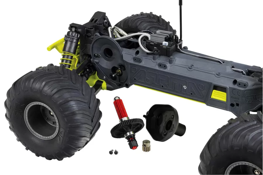 ARRMA 1/10 Gorgon 2WD Electric RTR RC Monster Truck - Yellow
