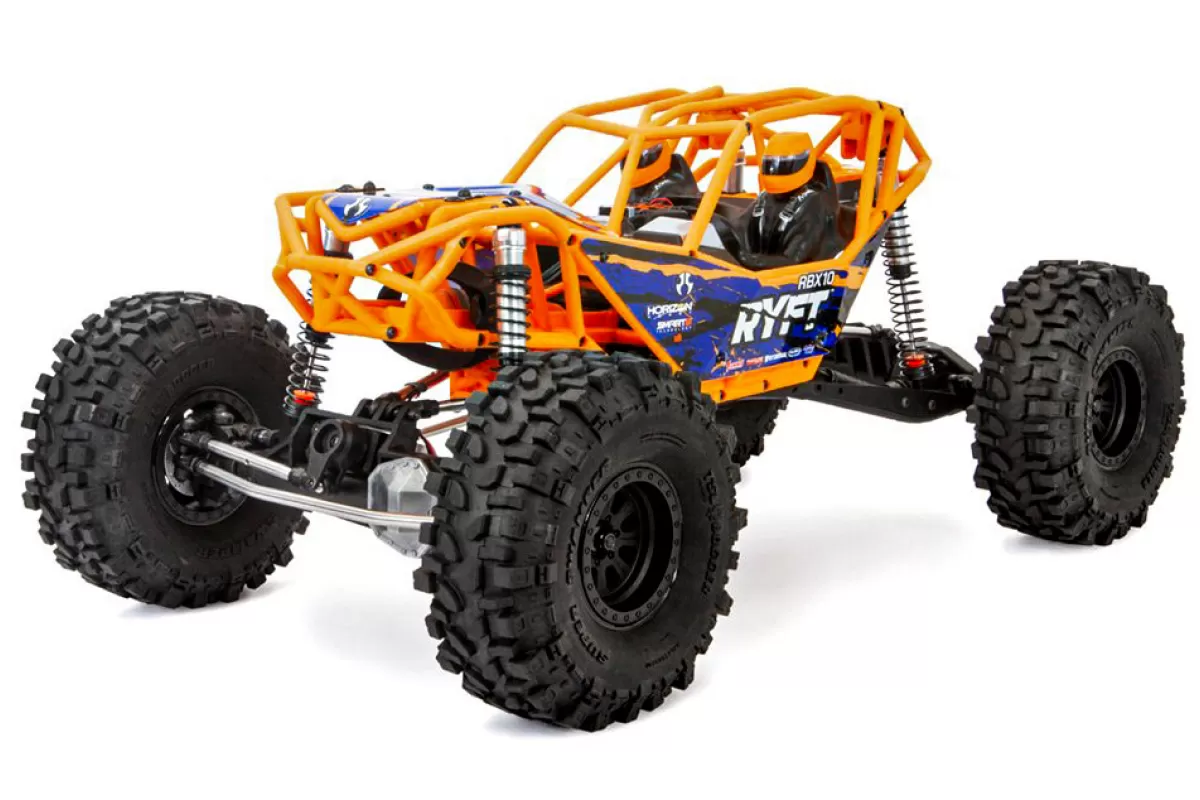 AXI03005T1 | Axial 1/10 RBX10 Ryft 4WD Electric Brushless Off Road RTR RC  Rock Racer - Orange