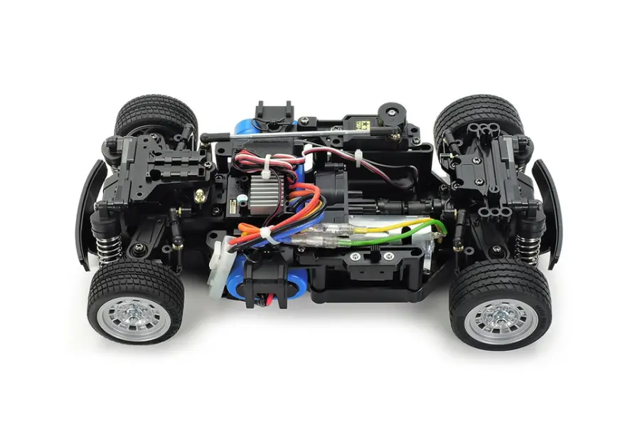 Tamiya 1/10 MB-01 Fiat Abarth 1000 TCR 2WD Electric RC Rally Car Kit w/o ESC - Blue/Grey