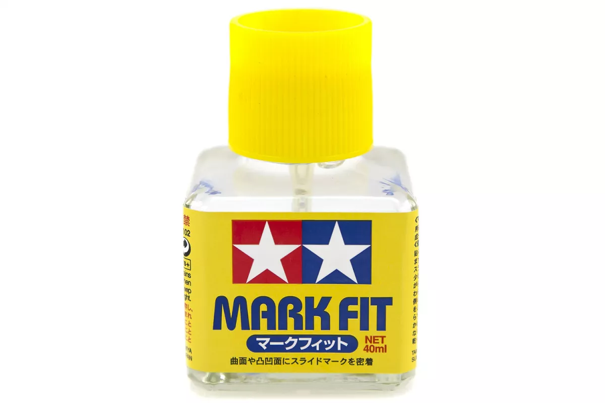 87102  Tamiya Mark Fit Decal Softener & Adhesive 40ml