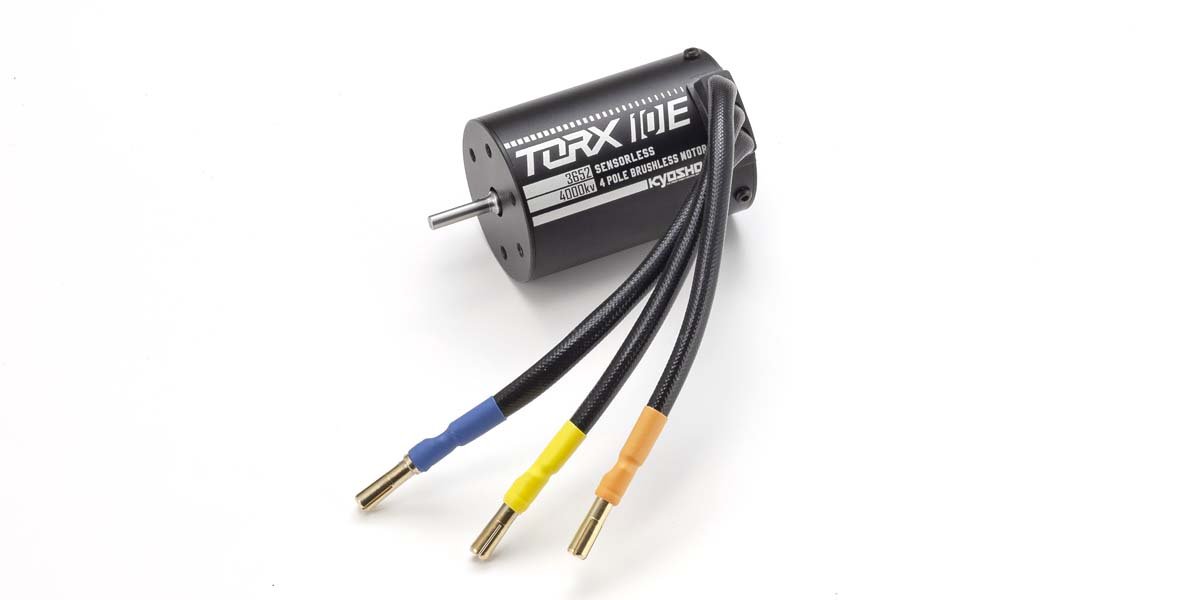 Features VCS front suspensNow including the High-powered TORX 10E brushless motor. The sealed case design prevents foreign objects from entering the motor and gearbox.