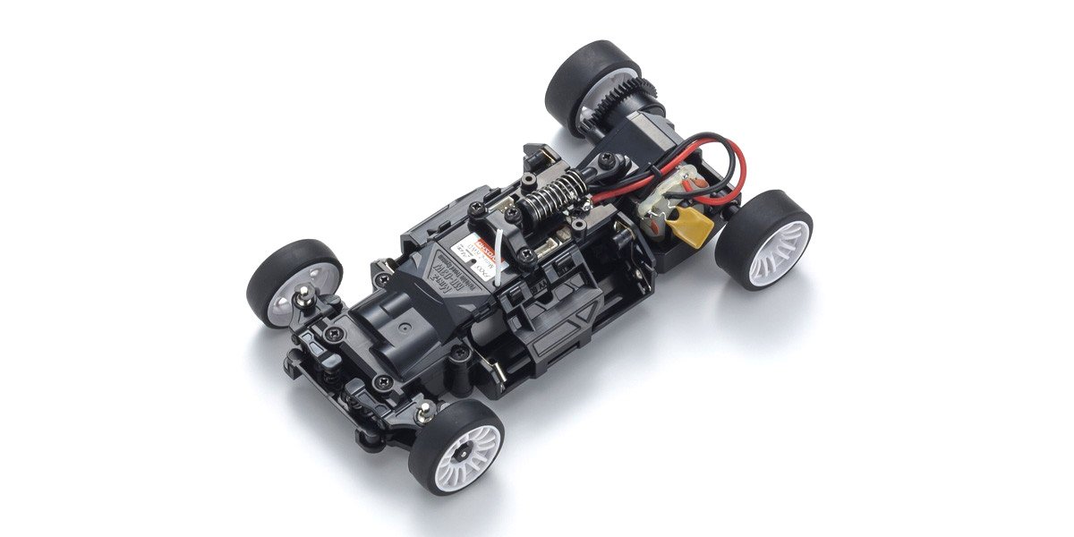 As the chassis is based on the proven MR-03 design, existing parts for the MR-03 and the optional gyro unit (MZW446) can be installed to enhance driving control.
