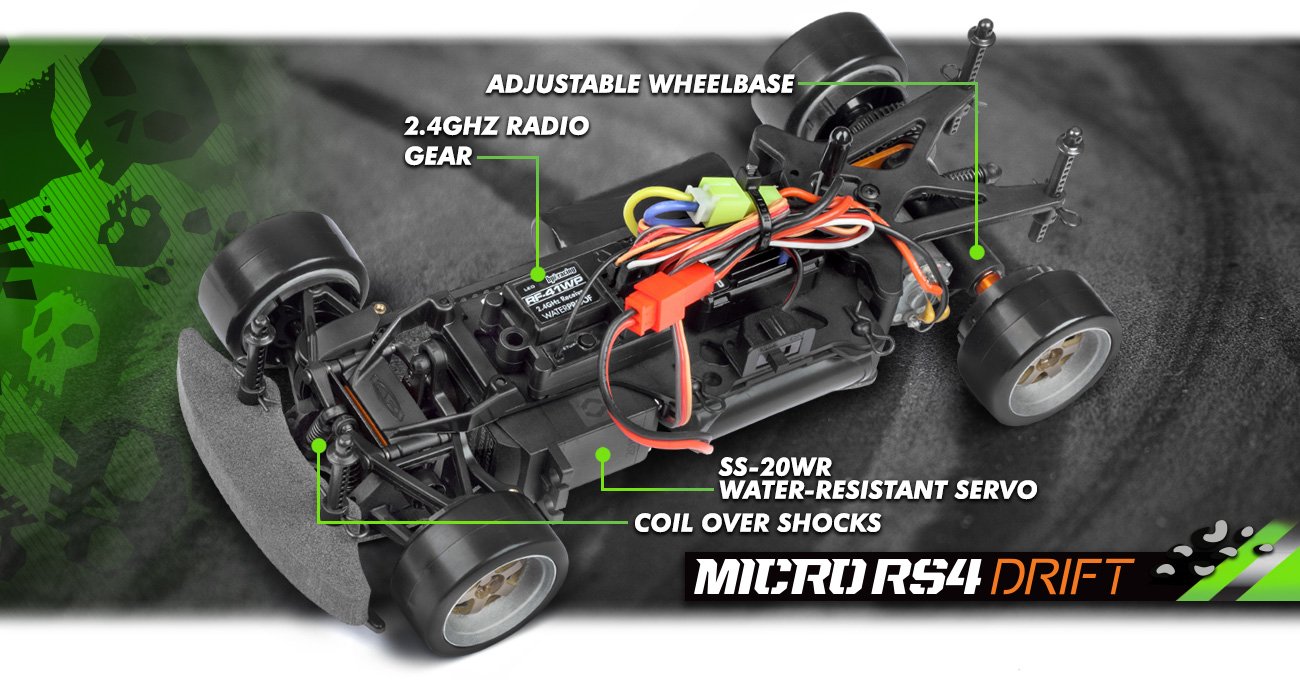 HPI Fail Crew Micro RS4 Drift Car