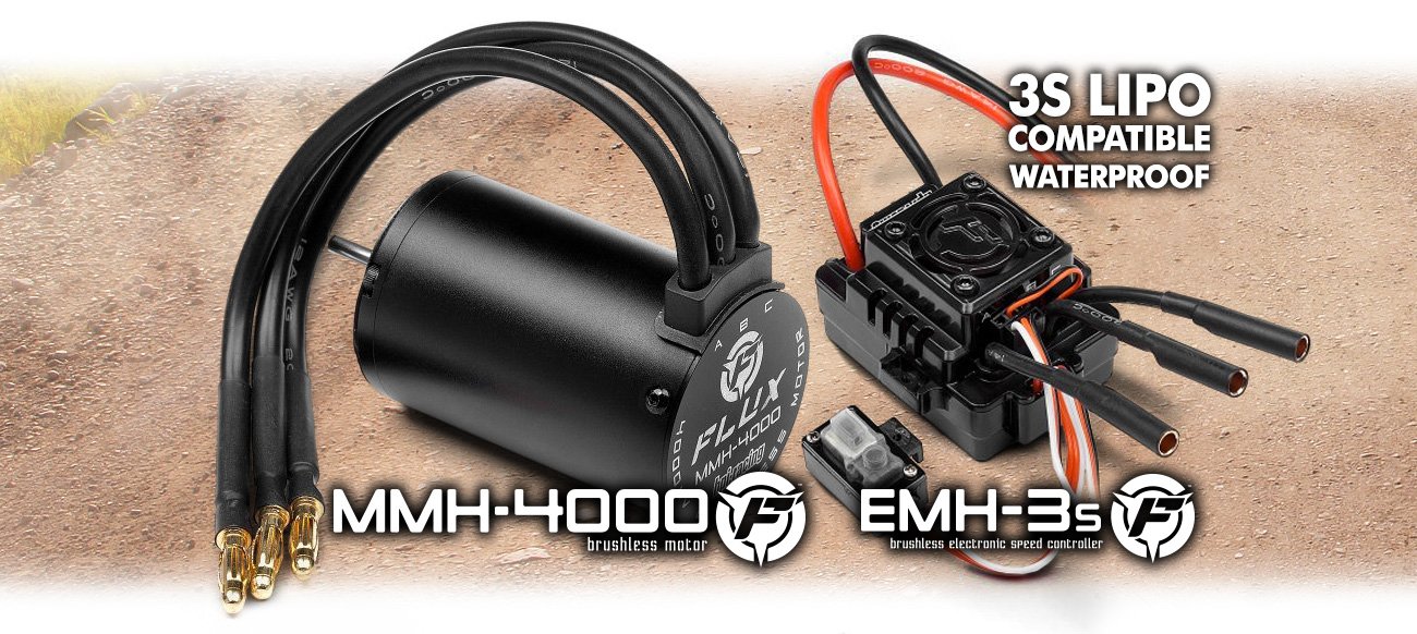 MMH-4000 Brushless Motor & EMH-3S Electronic Speed Controller