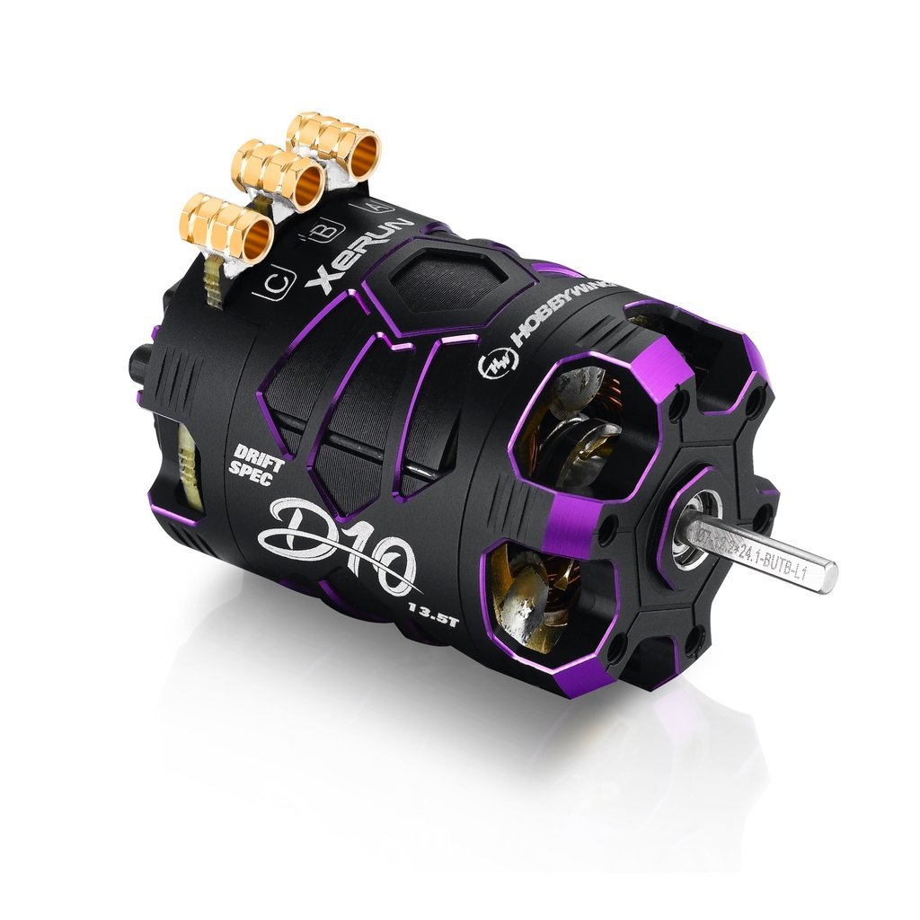 Xerun D10 13.5T Sensored Brushless Motor - Purple Spirit Edition