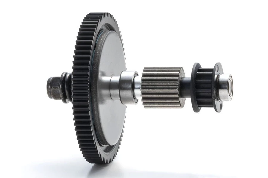 48-pitch spur gear is equipped with a slipper clutch that protects the gear from shocks while driving.