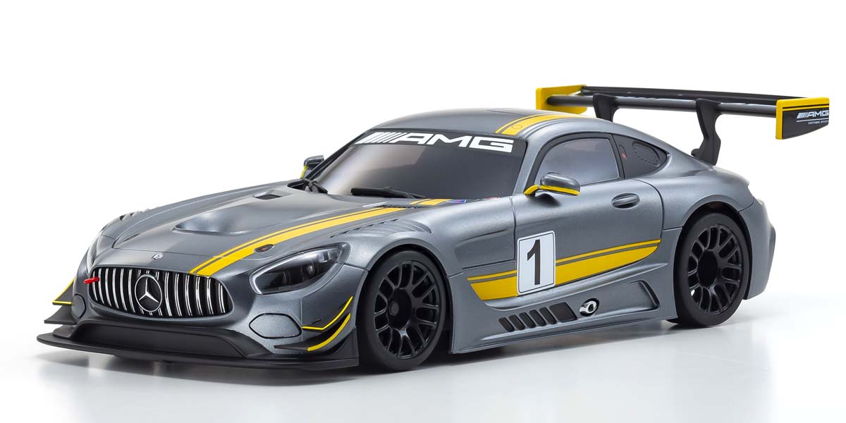 The Mercedes unveiled the FIA-GT3 compliant version of the AMG GT-3 at the Geneva Motor Show in March 2015. The AMG's iconic Panamericana grille combined with aggressive styling, accentuated by the grey & yellow stripes livery to create a unique presence, and achieved sparking success in the GT3 category around the world.