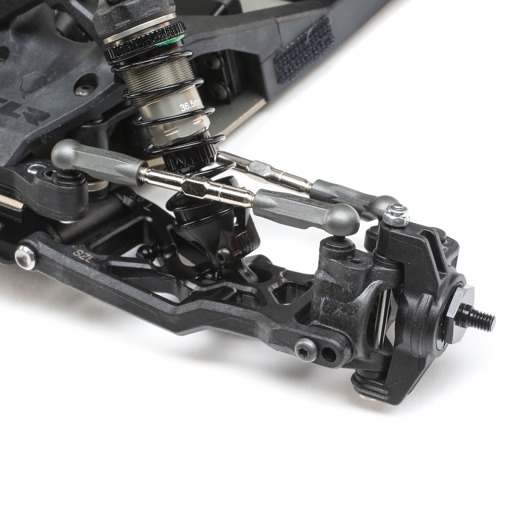 TLR 22 5.0 DC Race Roller Revamped Steering Geometry G3 12mm Big Bore Shocks