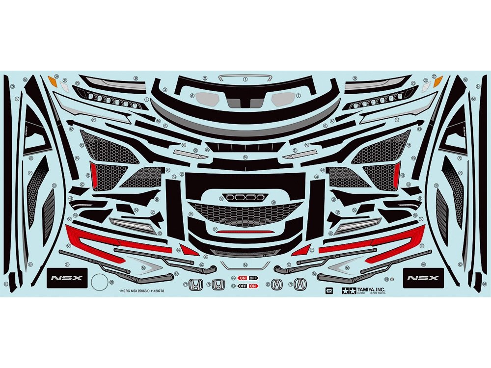 Tamiya TT-02 NSX RC Car Kit