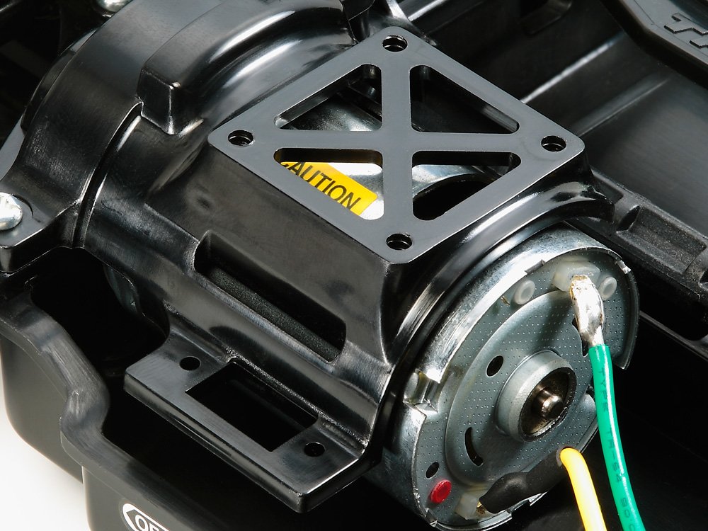The Motor cover includes a removable cooling duct (not attached in above image).
