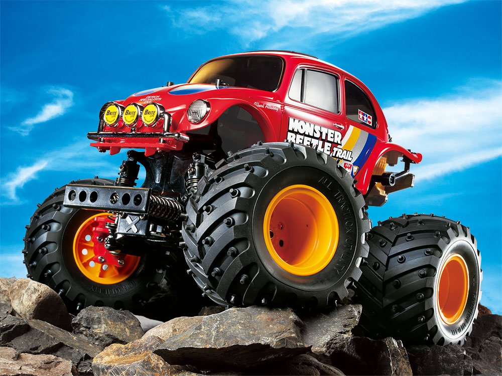The Monster Beetle Trail offers immense traction that will take it over all kinds of obstacles